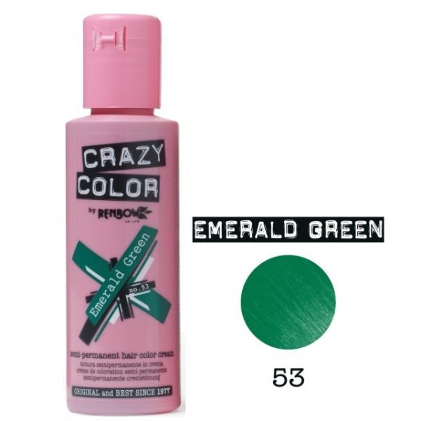 crazy color emerald green 53