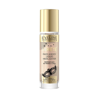 Lichid iluminator pentru față și corp - Variété - 02 Rose Gold - 30ml - Eveline Cosmetics