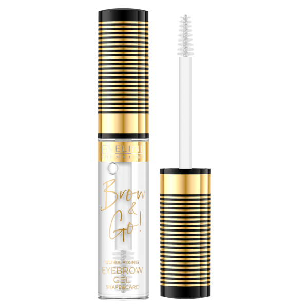 Gel pentru sprancene Ultra Fixare Brow&Go - 6ml - Eveline Cosmetics - imagine 1