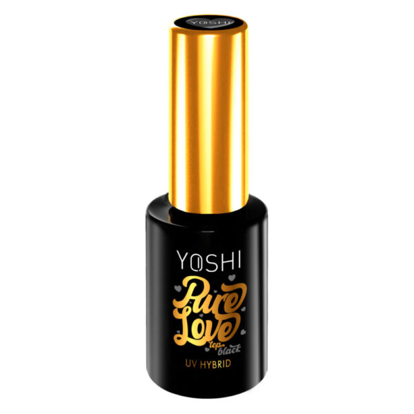 Top Gel Pure Love Black - Yoshi - 10 ml - imagine 3