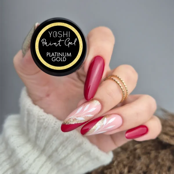 Paint Gel - Platinum Gold - YOSHI - 5 ml - imagine 6