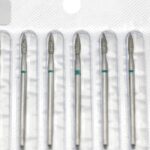 Capat de freza diamant pentru cuticule 243/018G - imagine 2