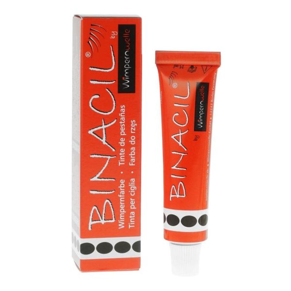 Vopsea gene si sprancene 15 ml, negru - Binacil - imagine 1