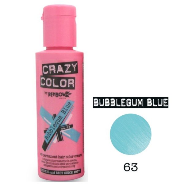 crazy color bubblegum blue 63 100ml