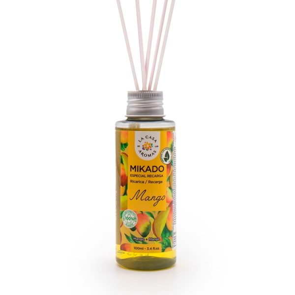 Rezerva Odorizant cu betisoare Mikado Mango 100 ml - La Casa De Los Aromas - imagine 1
