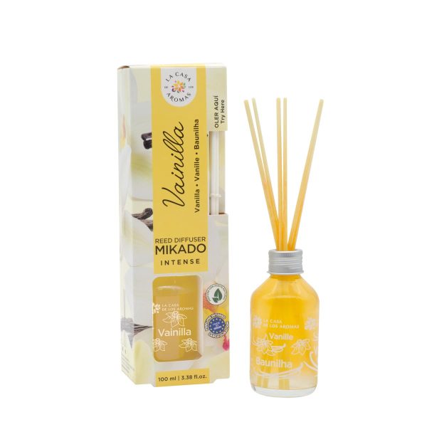 Odorizant cu betisoare Mikado Vanilie 100 ml - La Casa De Los Aromas - imagine 1