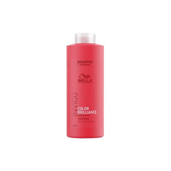 large product sampon pentru par vopsit cu structura fina sau normala wella invigo brilliance shampoo fine 1000ml 42168 2832 2832