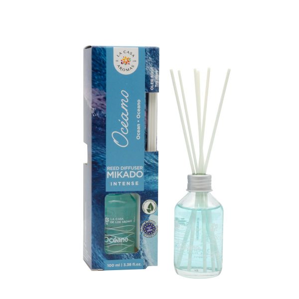 Odorizant cu betisoare Mikado Oceano Intense 100 ml - La Casa De Los Aromas - imagine 1