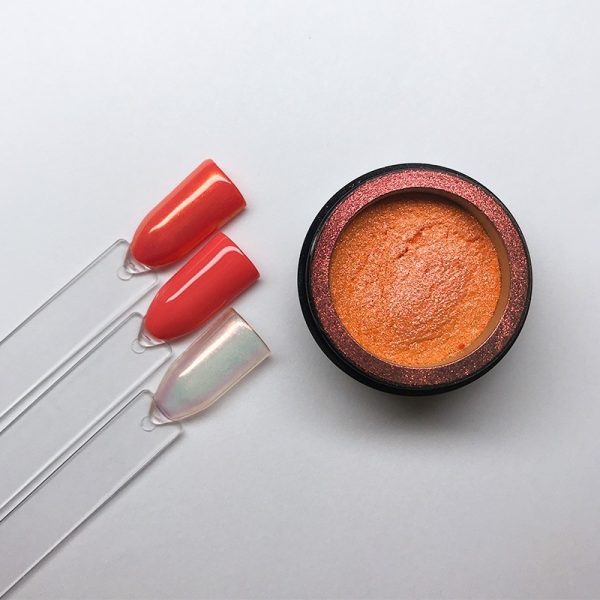 Praf Chrome Veil - Pastel Orange - Perfect Nails - imagine 2