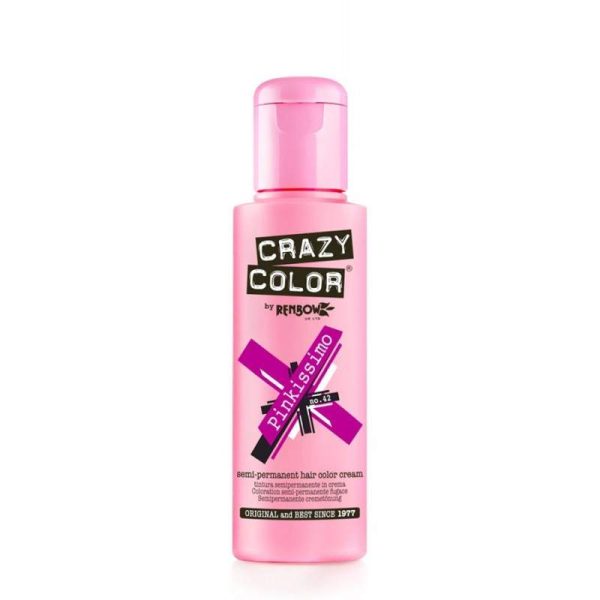 Vopsea semipermanenta #42 100ml Pinkissimo - Crazy Color - imagine 1
