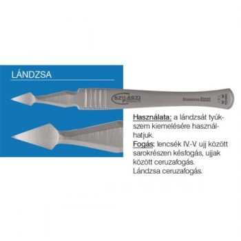 Instrument cu varf de sulita pentru pedichiura - Szilagyi