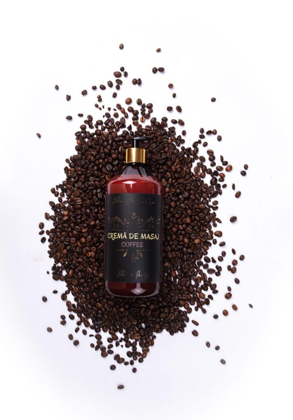 Massage Cream 1000 ml – Coffee - Peter's Natural Spa - Premium Quality - imagine 1