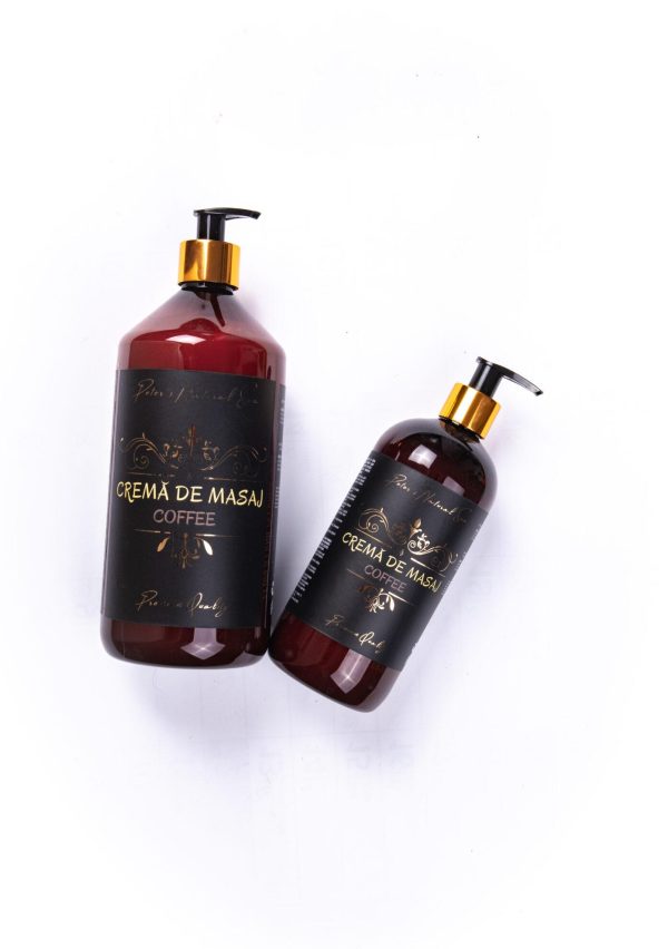 Massage Cream 1000 ml – Coffee - Peter's Natural Spa - Premium Quality - imagine 4