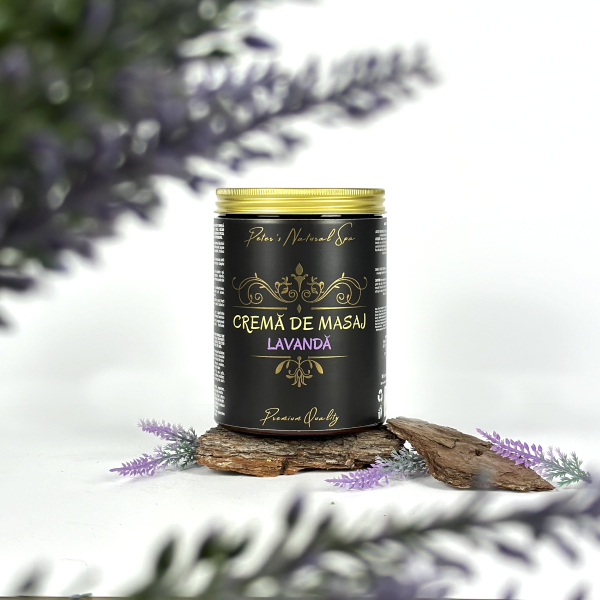 Cremă masaj cu extract de Lavandă 1000 ml - Peter's Natural Spa - Premium Quality - imagine 1