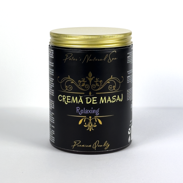 Cremă masaj pentru relaxare 1000 ml - Peter's Natural Spa - Premium Quality - imagine 2