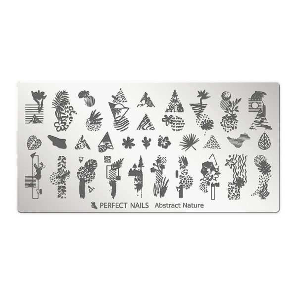 Stamping Plate- Abstract Nature - Perfect Nails - imagine 2