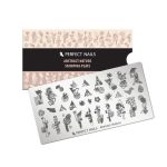 Stamping Plate- Abstract Nature - Perfect Nails
