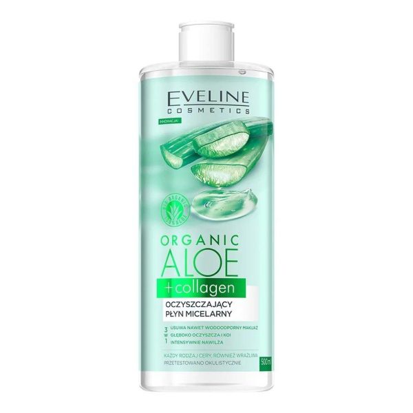 Apă Micelară Organic Aloe+Colagen - Eveline Cosmetics - imagine 1