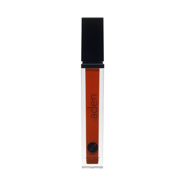 Aden - Ruj Lichid cu Effect Satin 06- Vivid Orange - imagine 1