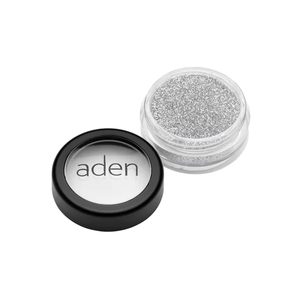 Aden - Glitter Powder 02-Silver Shimmer - imagine 1