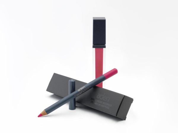 Aden - Set Ruj Lichid + Creion Contur 12 - imagine 1