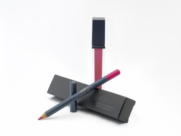 Aden - Set Ruj Lichid + Creion Contur 17 - imagine 1