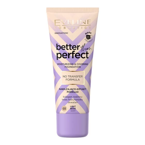 Better Than Perfect Foundation 03 Light Beige - Eveline Cosmetics - imagine 1