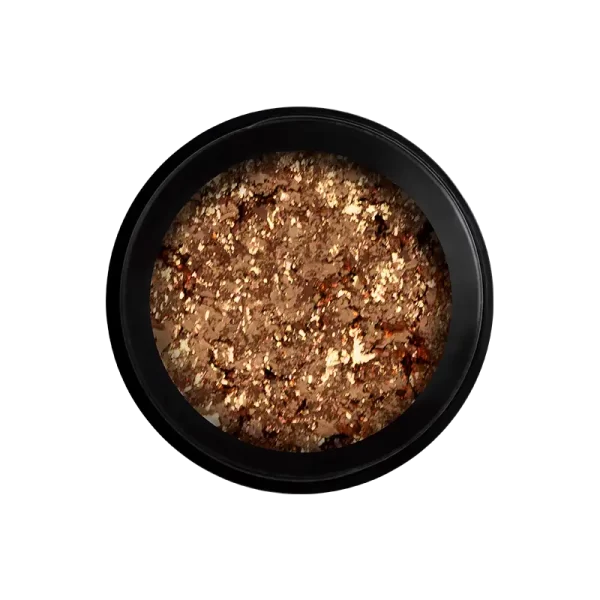 METAL CHROME FLAKES - BRONZE - Perfect Nails - imagine 2