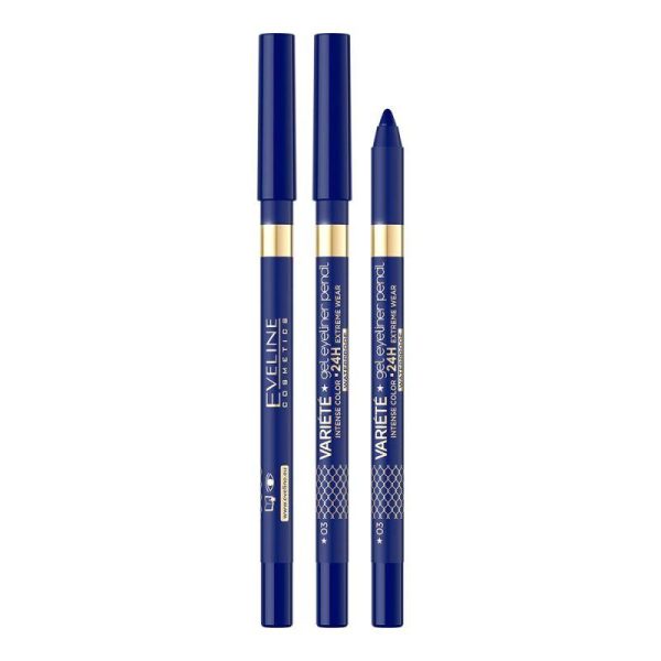 Creion gel pentru ochi Nr. 03 Albastru - Eveline Cosmetics - imagine 1