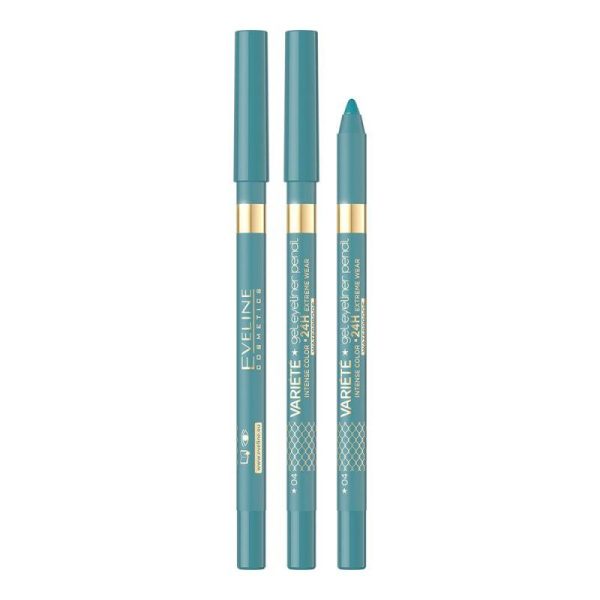 Creion gel pentru ochi Nr. 04 Verde - Eveline Cosmetics - imagine 1