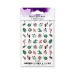 Autocolant pentru unghii Abstract - Face & Leaf - Perfect Nails