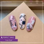 Autocolant pentru unghii Abstract - Face & Leaf - Perfect Nails - imagine 4