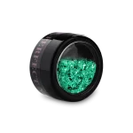 Fulgi de metal cromat - Fulgi de unghii - Verde - Perfect Nails - imagine 3