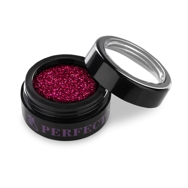 Praf cu sclipici - roz - Perfect Nails - imagine 1