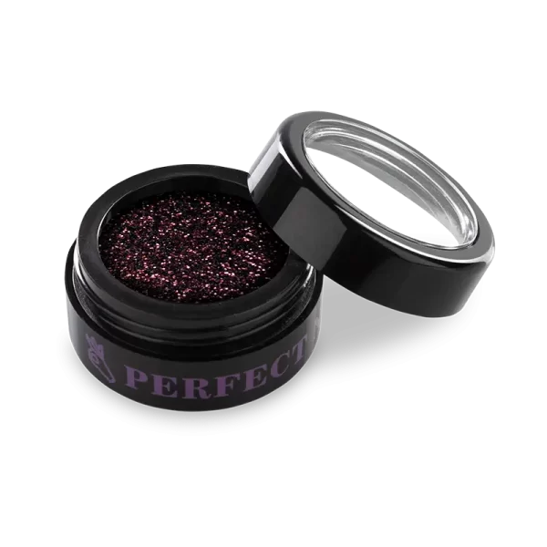 Pudră de sclipici - Aubergine - Perfect Nails - imagine 1