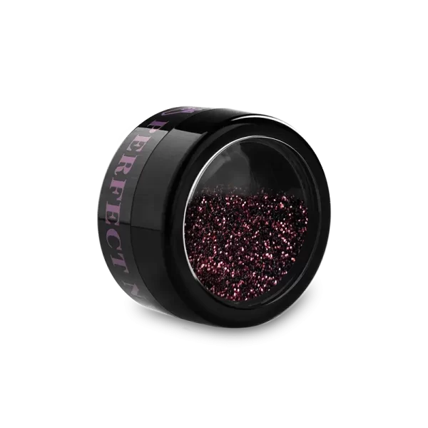 Pudră de sclipici - Aubergine - Perfect Nails - imagine 3