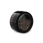 Pudră de sclipici - gri grafit - Perfect Nails - imagine 3