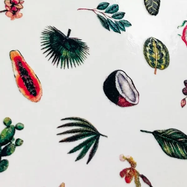 NAIL STICKER - GRĂDINA TROPICALĂ - Perfect Nails - imagine 3