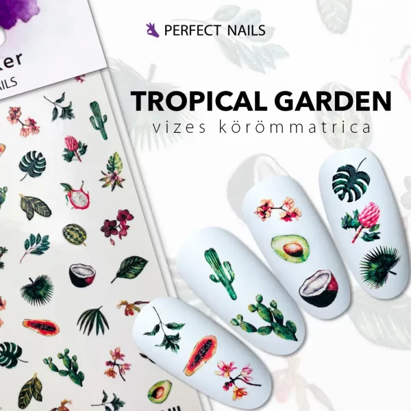 NAIL STICKER - GRĂDINA TROPICALĂ - Perfect Nails - imagine 4