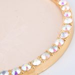 Cadru de Afisare cu Strasuri Auriu pentru modele - 68mm - Perfect Nails - imagine 3