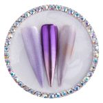 Cadru de Afisare cu Strasuri Multicolore pentru modele - 68mm - Perfect Nails