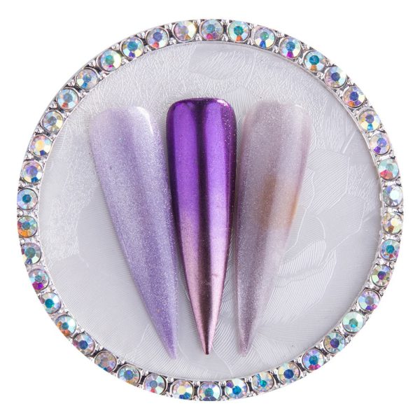 Cadru de Afisare cu Strasuri Multicolore pentru modele - 68mm - Perfect Nails - imagine 1