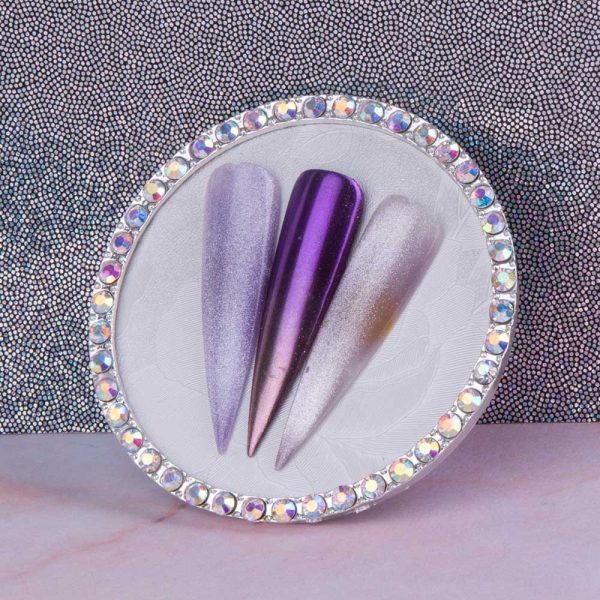 Cadru de Afisare cu Strasuri Multicolore pentru modele - 68mm - Perfect Nails - imagine 2