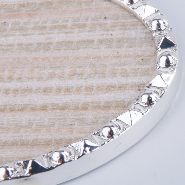 Cadru de afisare cu Strasuri pentru modele Argintiu - 47x75mm - Perfect Nails - imagine 4