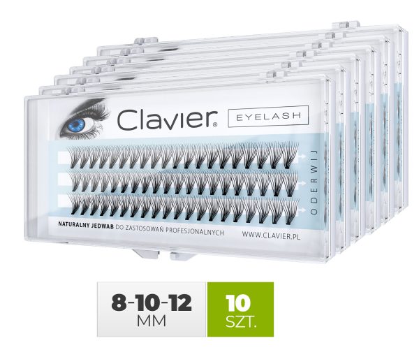 Gene False Individuale Classic Mixte  8mm-10mm-12mm - Clavier - imagine 1