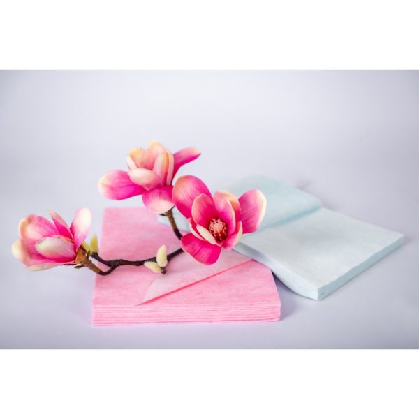 Servetel Cosmetic Soft-Scrub - 20x25cm - Roz - 50buc - Peter's Accessory - imagine 1