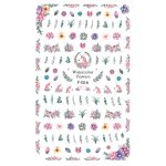 Nail Stickers Subțiri Cu Plante Unicorn F456 - imagine 3