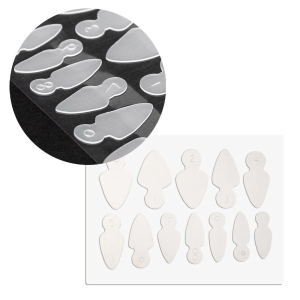 Sistem combo dual, forme din silicon pentru french MollyLac - Oval - 12 bucăți - imagine 1