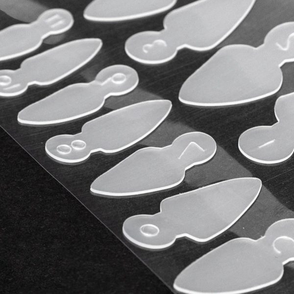 Sistem combo dual, forme din silicon pentru french MollyLac - Oval - 12 bucăți - imagine 3