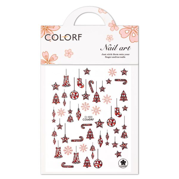 CJ-023 Nail Sticker - imagine 1